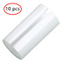 POFET Lot de 10 manchons en céramique de rechange pour stylos à lumière rouge 7 mm Blanc