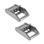 POFET Boucle en métal en acier inoxydable 316 - Boucles à rabat à came - Boucle d'arrimage pour sangle de 25 mm - Sans sangle