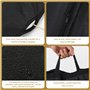 Nuangoo 4 Housses à vêtements Suspendues 180 x 60 cm, Sac à vêtements pliable avec fermeture éclair, Convient pour robes, mantea