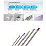 WC20 2% Les électrodes Cérium tungstene Tig les électrodes de tungstène Ø2.4 *175MM 10PC électrodes pour soudure TIG universe – 