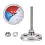 Jauge de température de barbecue Guador 2pcs Indicateur de température pour la cuisson au barbecue en plein air Thermomètre de f