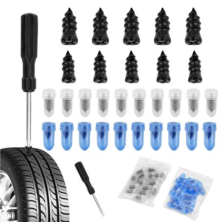 Gvolatee Lot de 30 Meche Pneu Crevaison