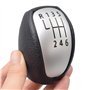 Kakulkomen Pommeau de levier de vitesse manuel 6 vitesses pour Renault/Laguna MK3 2007-2014 en cuir PU 2008 2009 2010 2011 2012