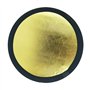 Réflecteur Pliable Portable，2 en 1 de 30 cm Portable Rond Réflecteur de Lumière Multi Disque en doré avec Argenté pour Studio ou