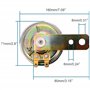 GOOFIT Universel Avertisseur Corne Klaxon 12V 1.5A 100db Coque Moto Voiture Remplacement pour Moto ATV UTV Quad Pit Dirt Bike Bu