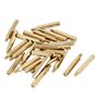 sourcing map Entretoise Hexagonale Filetage Femelle Mâle M3 x 25 + 6mm Laiton 25Pcs