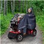 BRAMBLE Poncho Pluie pour Fauteuil Roulant/Cape Imperméable Scooter Protection Accessoires Handicapés