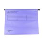 WANGCL Lot de 12 dossiers suspendus A4 avec onglets et inserts en carton pour armoire de classement A4 - Violet