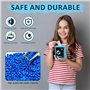 Tirelire Enfant Fille,Coffre Fort Enfant,Tirelire Coffre Fort,Bouton Rotatif Mécanique en ABS Simulation Plastique Code Boite a