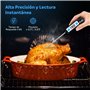 Anpro Thermomètre de Cuisson,Thermomètres de Cuisine Thermomètre Numérique Digital avec Sonde Longue et LCD Ecran pour Nouriture