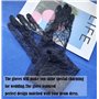 SINLOV Halloween dentelle gants de mariage manches longues tulle partie gants d'été bal dîner protection solaire gants robe