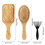 Brosse à Cheveux Naturelle avec Nettoyant Brosse
