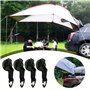 Haihaz Lot de 4 ventouses d'ancrage - Super Ventouse - Kit de Camping - Support à Ventouse avec Crochet de Fixation - pour auven