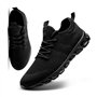MGNLRTI Basket Homme Chaussure de Sports léger Multisports Sneakers Running Outdoor Training Gym Tennis Jogging Mode Basses Noir