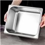 Lot De 3 Bac Inox Alimentaire, Plat Four Rectangulaire, 32.5 * 17.5 * 6.5 CM Plats À Four En Acier Inoxydable, Plat Four Rectang