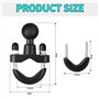 Moto Boule Support Telephone U-Boulons - Adaptateur Bille Base Compatible de Téléphone pour Vélo et Rotule Mount avec Supports R