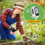 YAMRON testeur humidité Plante,4 en 1 numérique testeur ph Sol,Humidité/PH/Température/Ensoleillement,Écran LCD rétroéclairé,con