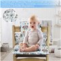 LEKEFET Kids Coussin d'assise pour chaise haute Stokke Tripp Trapp Trapp - 2 pièces - Imperméable - Amovible - Doux - Nettoyage