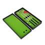 MAGT Lot de Trois stylos à Bille en Forme de Club de Golf, Clubs De Golf 3PCS Mini-Stylo À Bille Ensemble De Stylo Coffret Cadea