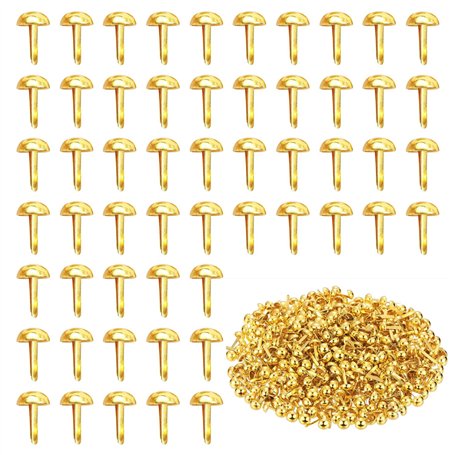 SYEYCW 300 Pièces Or Attaches Parisiennes