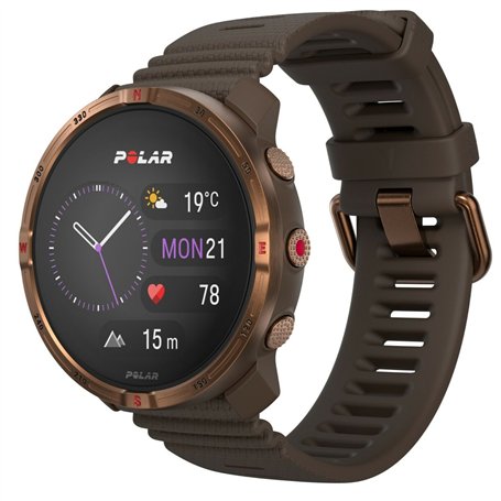 Montre intelligente Polar GRIT X2 Marron