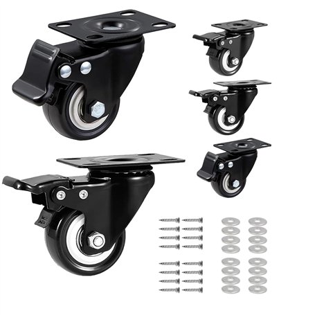 4 Pièces Roulette Chaise Bureau