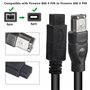 MEIRIYFA FireWire 1394B 9 broches mâle vers 6 broches mâle Firewire 800 vers 400 IEEE Câble d'extension pour appareils photo num