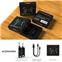 SWIFFAUDIO Récepteur émetteur sans fil pour guitare, Système de Guitare Sans Fil, système audio numérique sans fil rechargeable 