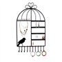 Gearmax Cintre de Bijoux en Forme de Cage d'oiseaux Support Mural Présentoirs Boucles d'oreille Supporter Collier Présentoir (No