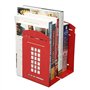 Gearmax Une Paire Vintage Fashion British Style Londres Cabine téléphonique Kiosque Epicurant Bibliothèque Bureau Scolaire Etude