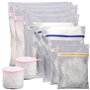 JOIKIT Lot de 10 sacs à linge en maille de 5 tailles