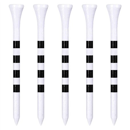 Zivisk Tee Golf Bois 83mm Lot de 100 Tees Golf en Bambou - Blanc