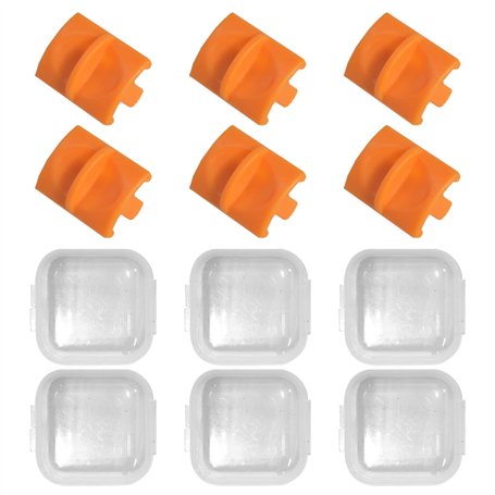 Lot de 6 têtes de coupe de rechange à deux voies - Lames de rechange pour coupe-papier - Petit mini coupe-papier pratique pour é