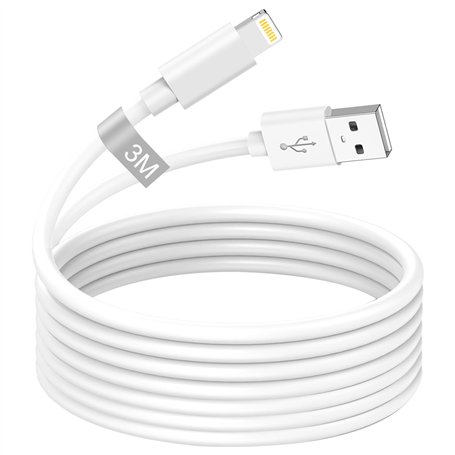 Câble iPhone 3M [Certifié Apple MFi]