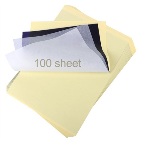 TOSAVGA Lot de 100 Stencil Tatouage Transfert