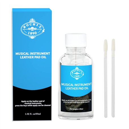 Huile pour tampon en cuir pour instruments à vent – Idéal pour clarinettes