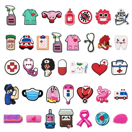 ZGDEIWGF Lot de 36 Accessoires pour Chaussures Médicales