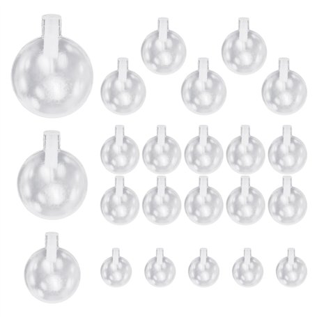 ZGDEIWGF Lot de 20 jouets à presser pour chien avec airbag - Accessoires en plastique - Jouet couineur pour chien