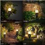 Comius Sharp Lampe Solaire Exterieur Jardin, Decoration Jardin Exterieur - Lampe De Sol Décorative En Métal Imperméable Pour Le 
