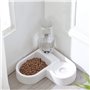 AYADA 2 in 1 Distributeur de Nourriture Eau Fontaine Automatique pour Animaux