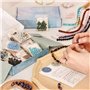 870pcs De Pierre Naturelle Multicolore 6 mm 15 Styles Perles de Pierre pour la Fabrication de Bijoux et la Guérison des Pierres