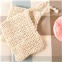 Lot de 2 Pochettes à Savon en sisal, Filet Savon,Pochette Savon Solide,Sac a Savon,Pochettes de Transport de Savon 13cm×10cm