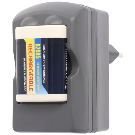 AccuCell Chargeur rapide 2CR5 PowerSet avec batterie Li-ion 2CR5