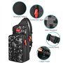 Sac à dos de transport pour Nintendo Switch/Lite/OLED/Console/Dock/Joy-Cons&Accessoires de rangement, sac à bandoulière portable