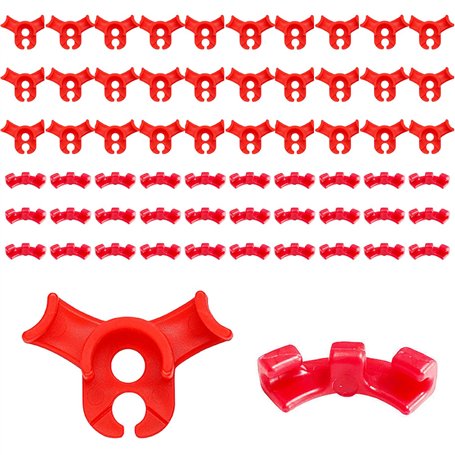 ZBHDEYG Lot de 60 pinces à cintrer pour plantes - Contrôle de la direction de la croissance des plantes - Pince d'entraînement à