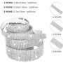 3 Rouleaux de Strass Ruban Diamant Strass Rouleau Ruban de Diamant Auto-Adhésif Ruban