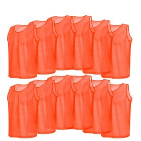 Lot de 12 gilets d'entraînement en maille Trimmage pour adulte - Pour volley-ball