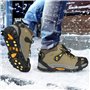 Crampons pour Chaussures Antidérapant,Crampons Antidérapants,Glace Traction Crampons,Crampons Antidérapants en Caoutchouc,Unisex