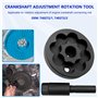 ZKTOOL Kit d'Outils de Synchronisation de Verrouillage d'arbre à Cames, Compatible avec Audi VW 4.0 FSI, TFSI, A6 A8 S6 Bentley 