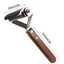 AIDIYA Coat King Démêloir Peigne et brosse de toilettage pour chiens et chats Râteau à sous-poil (8.8cm)